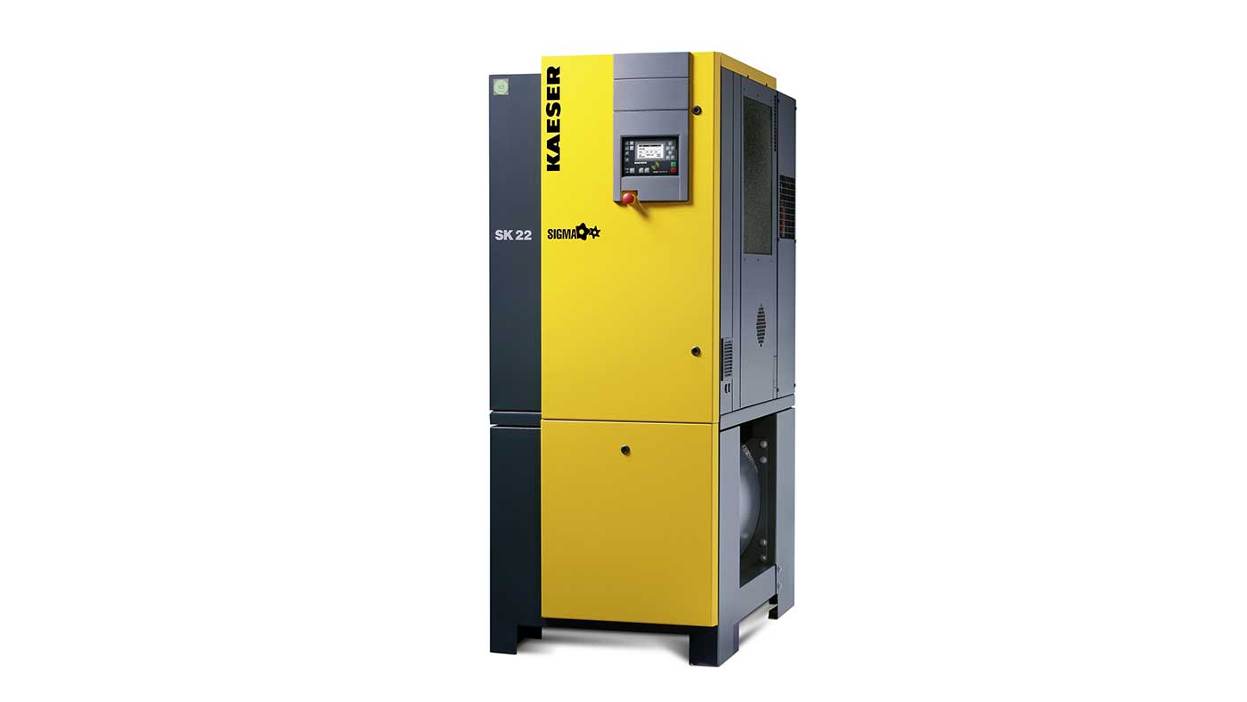 Kaeser presents the SK rotary screw compressor series Kaeser