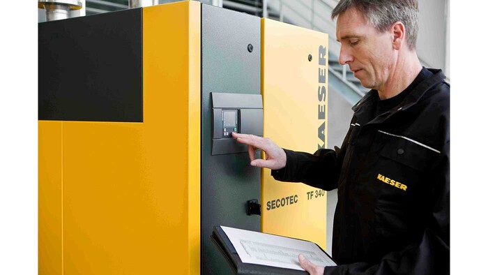 Secotec TF thermal mass dryer for compressed air treatment