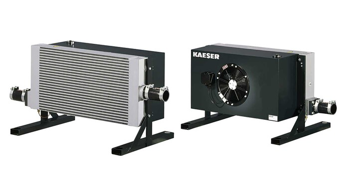 ACA blower aftercooler