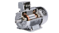 Premium efficiency motors used in rotary screw vacuum pumps
