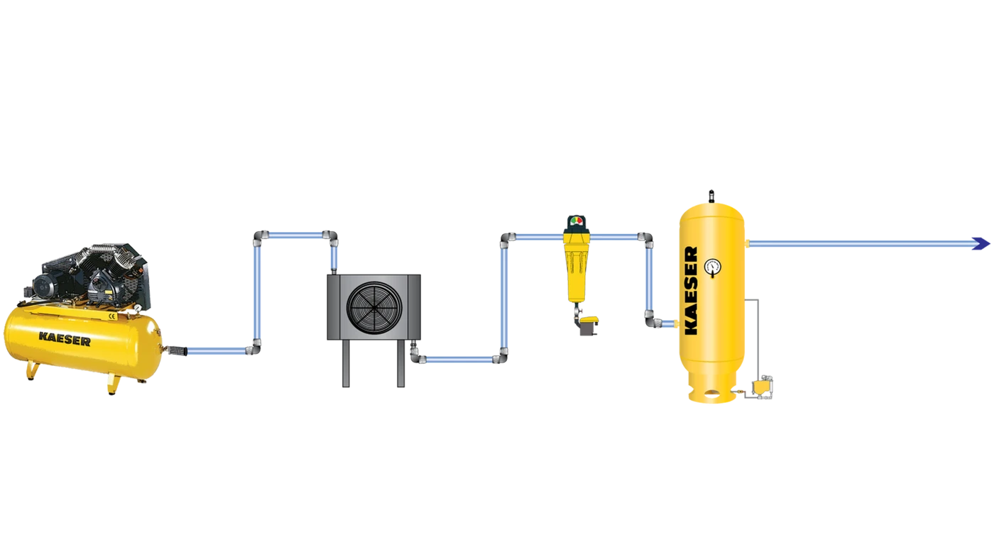 Compressed cheap air cooler