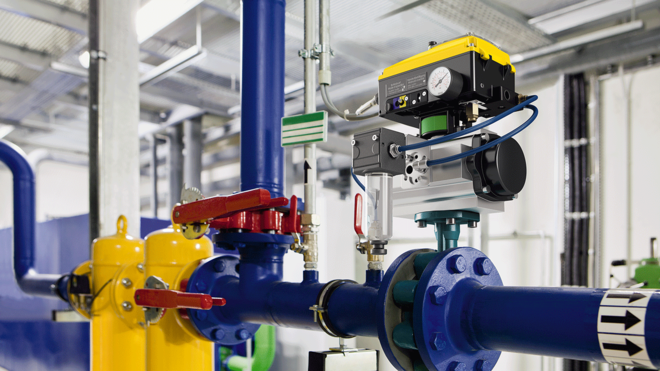 DHS 4.0 installé dans une station d’air comprimé.