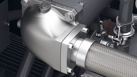 Perte de charge réduite grâce à l’optimisation de l'entrée et de la sortie d'air.