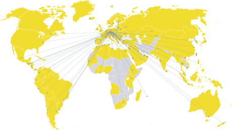 KAESER dans le monde - Le fournisseur international de systèmes d'air comprimé