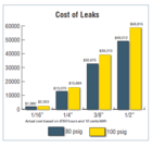 graphique - coût des fuites