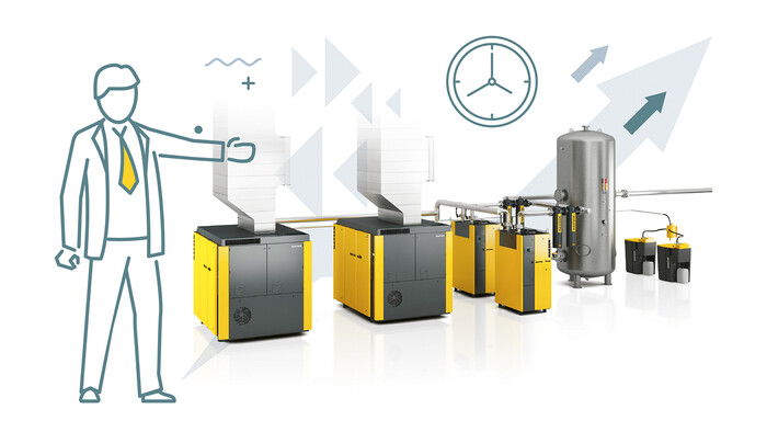 Les experts de KAESER soulignent le potentiel de récupération de la chaleur.