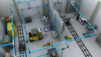 réseau de tuyauterie d'air comprimé SmartPipe